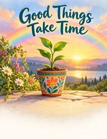 Good Things Take Time