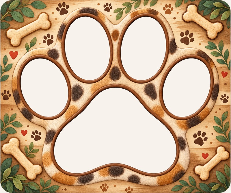 Paw Photo Mouse Pad Designer
