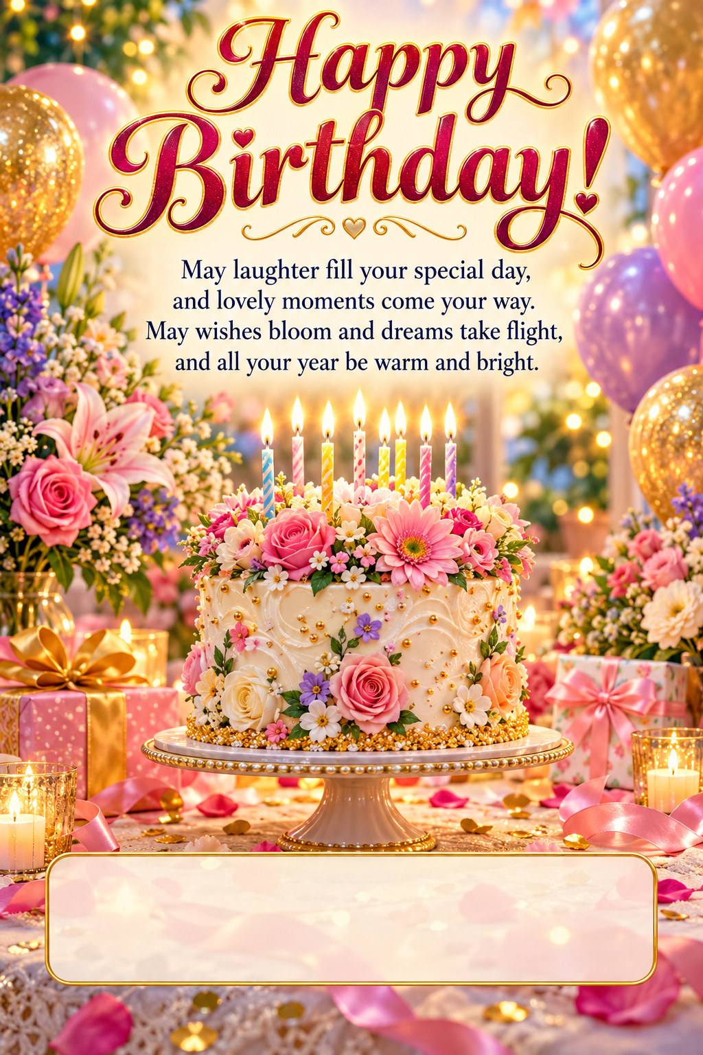Birthday greeting card