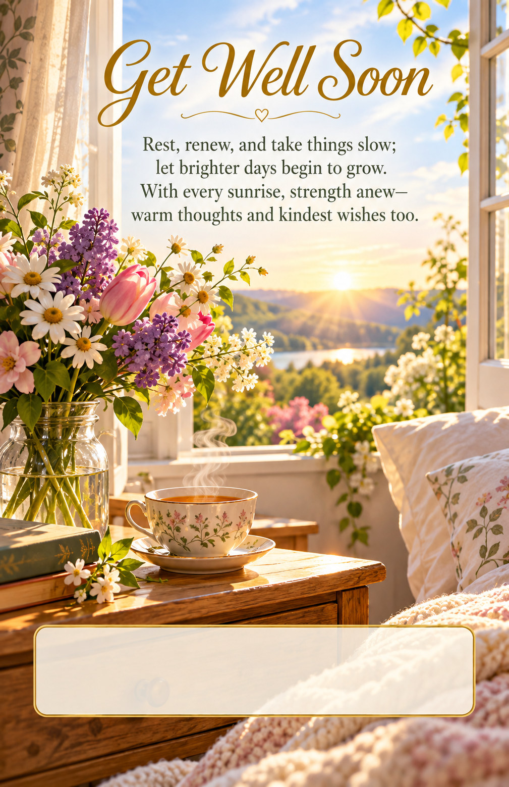 Get Well Soon greeting card