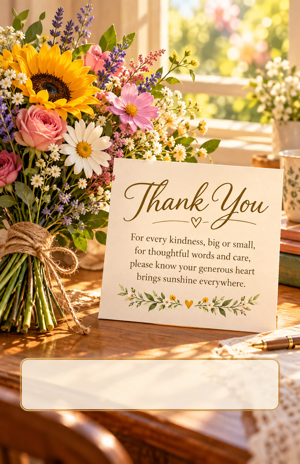 Thank You greeting card