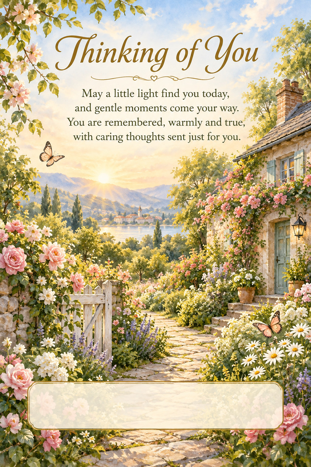 Thinking of You greeting card
