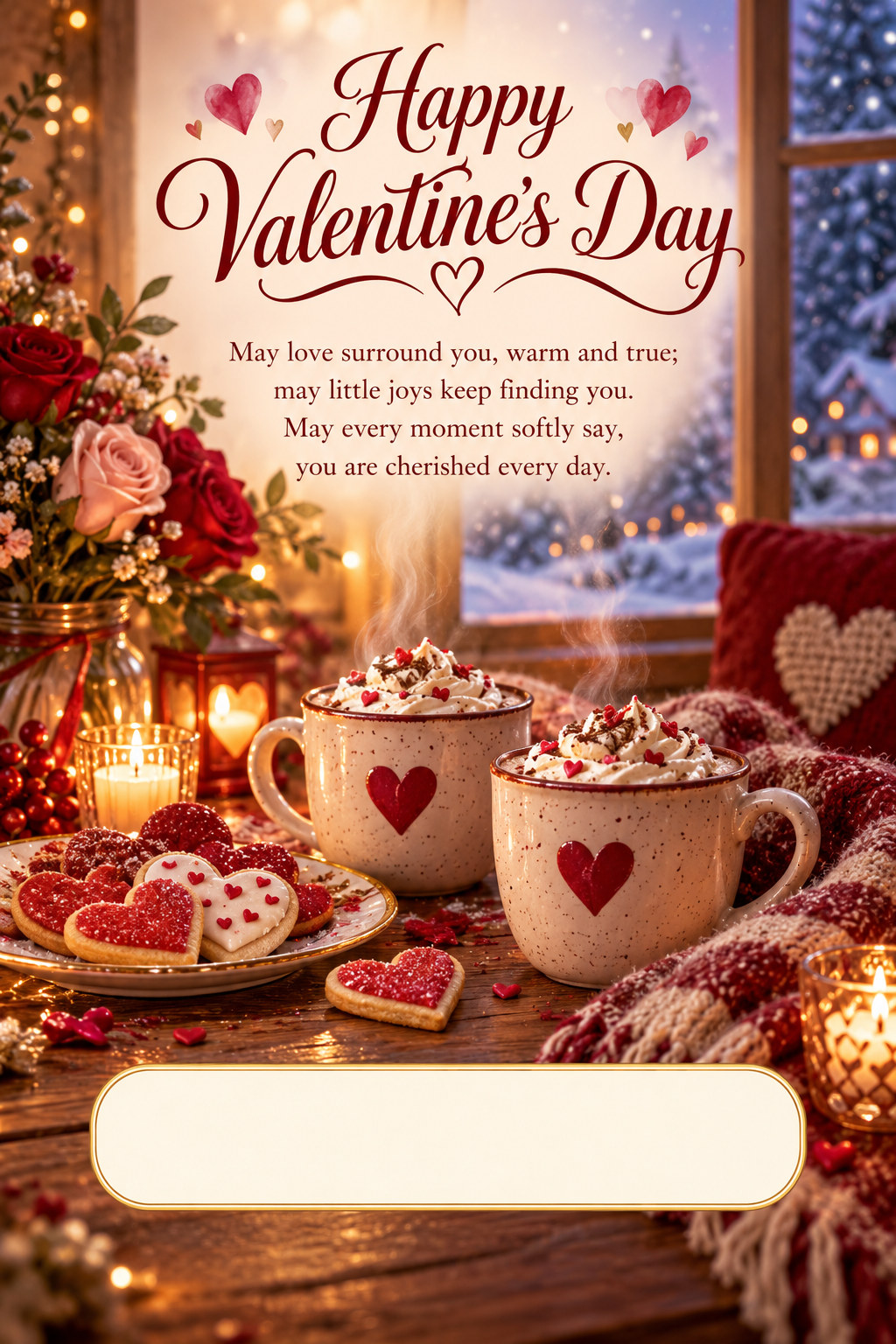 Valentines Day greeting card