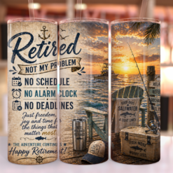 Retired - Saltwater Fishing 20oz Tumbler