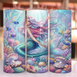 Pastel Mermaid 20oz Tumbler