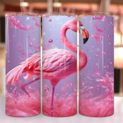 Pink Flamingo 20oz Tumbler