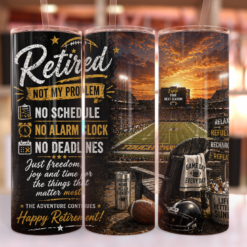Retired - Football 20oz Tumbler